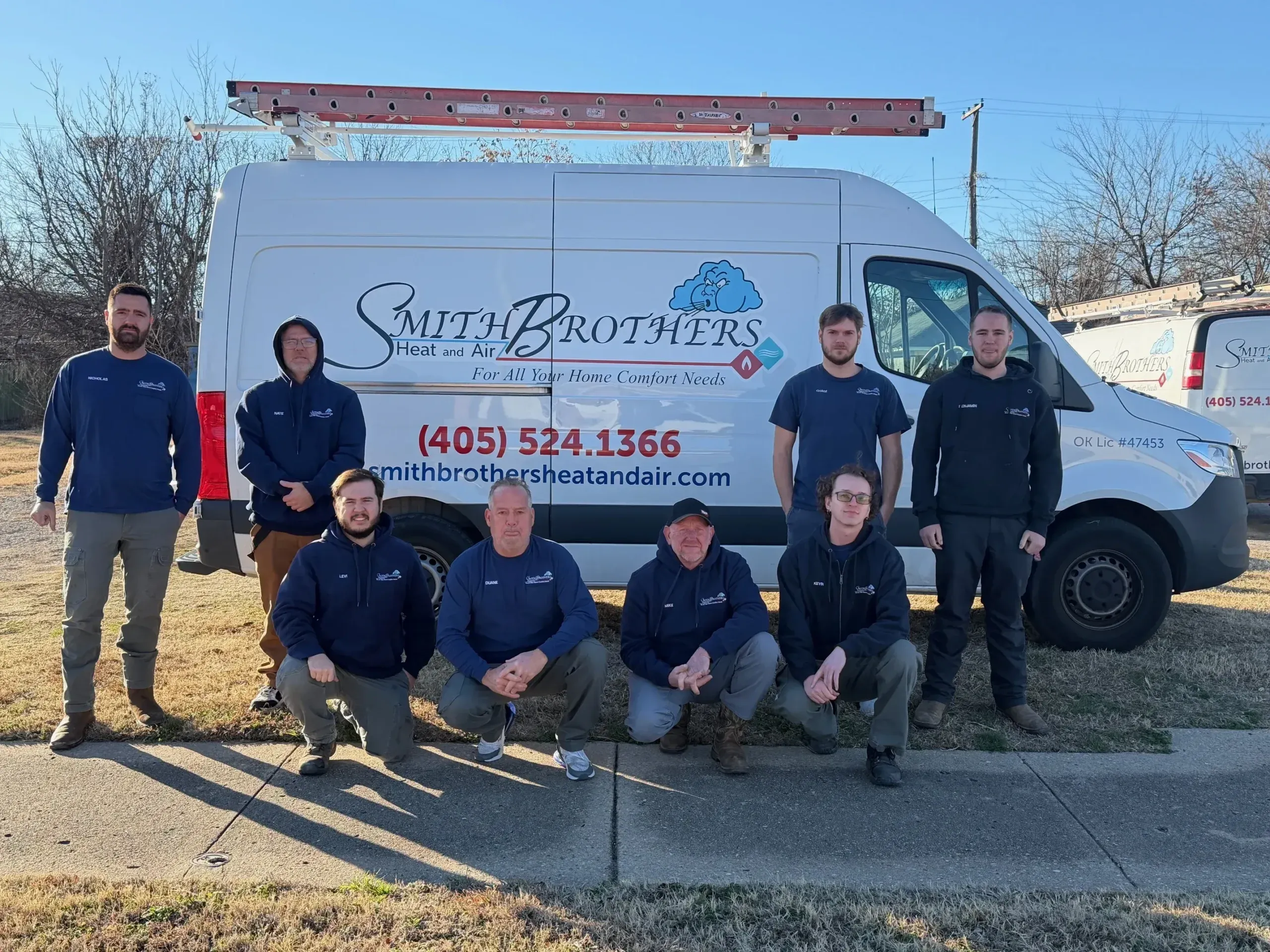 Smith Brothers Heat and Air team Oklahoma City