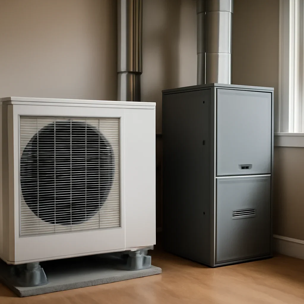 Helpful visual for heat pump vs furnace