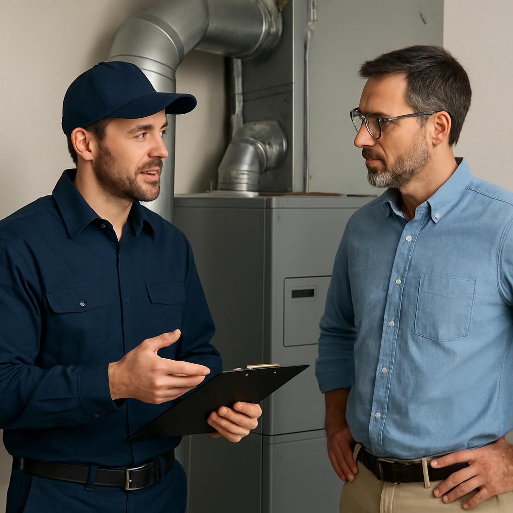 Commercial HVAC consultation for an Oklahoma City homeowner