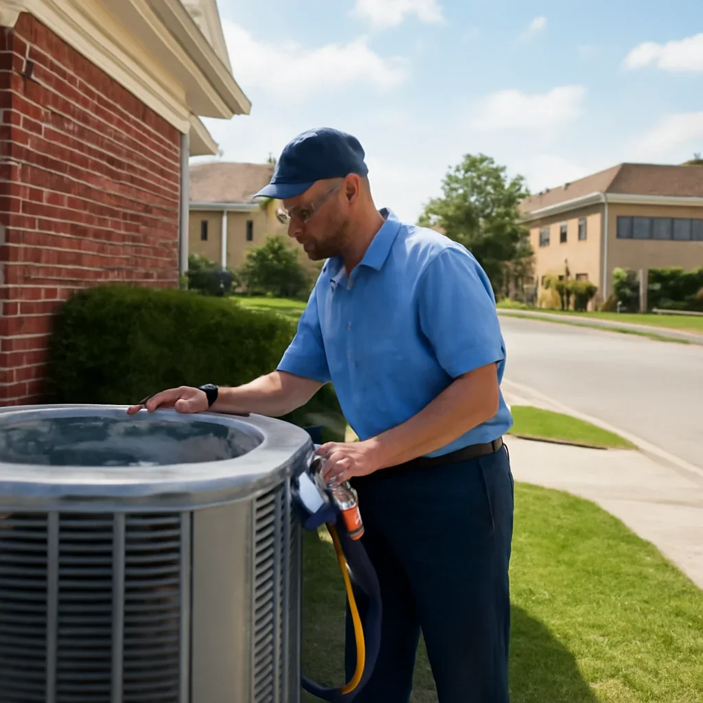 Local HVAC service context for Norman